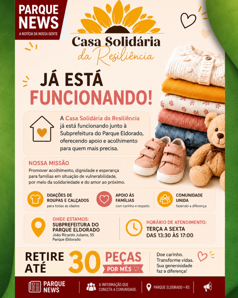 Casa Solidária de Resiliência Parque Eldorado